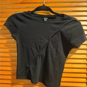 Wild Fable Black Short Sleeve Top